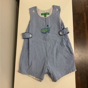 Masters Blue Gingham Toddler Jon Jon